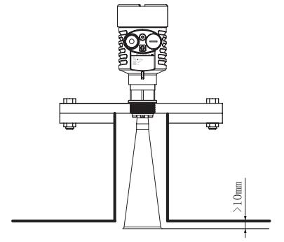 調頻雷達物位/液位計安裝圖